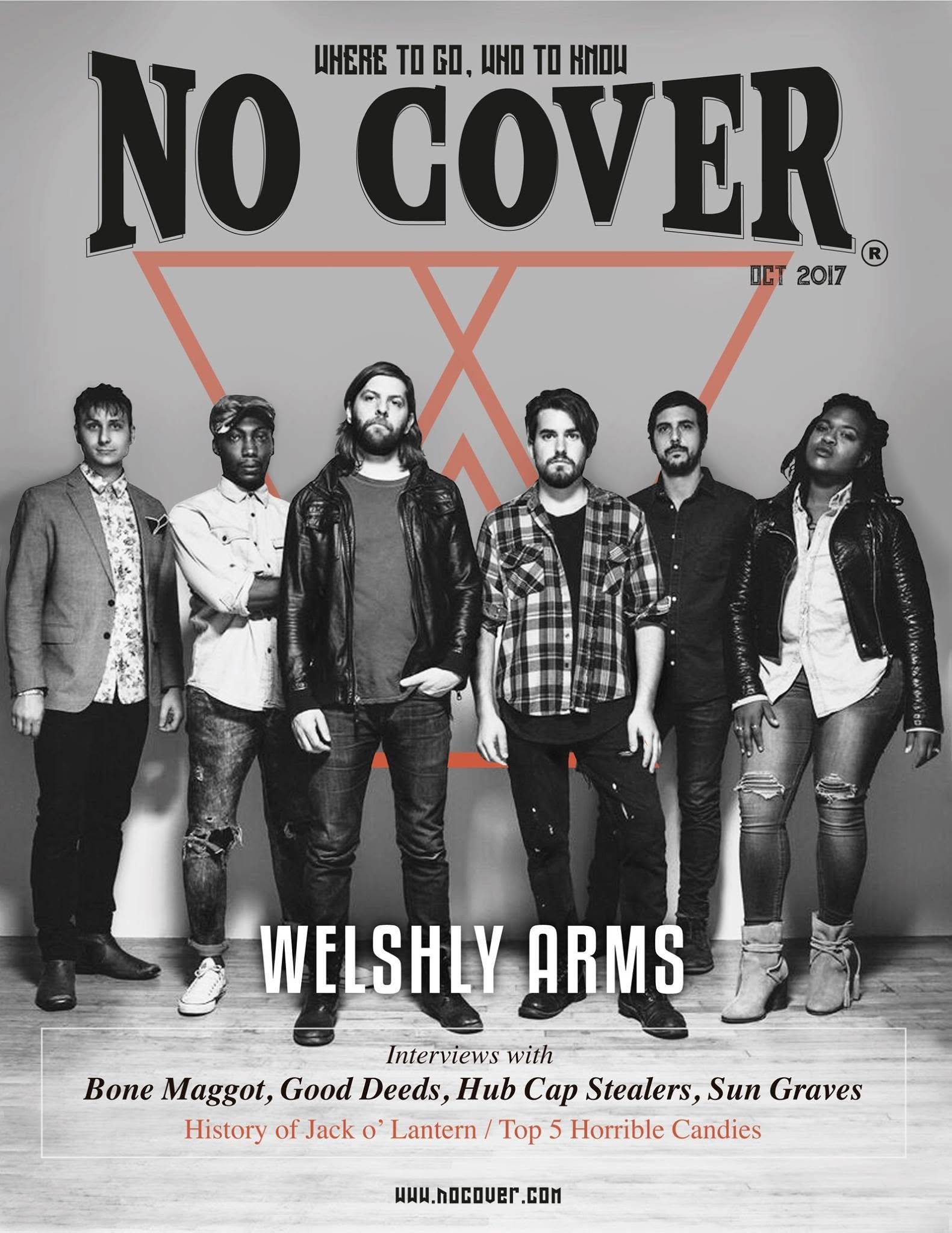 Welshly Arm's 1st magazine cover